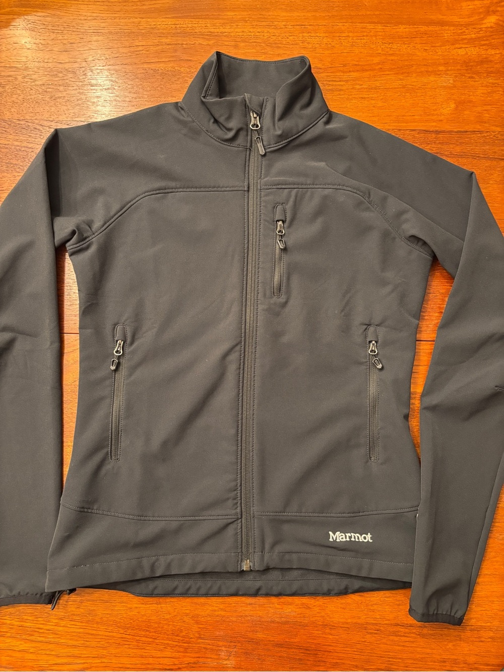 Marmot Women’s Black Softshell Full-Zip Jacket